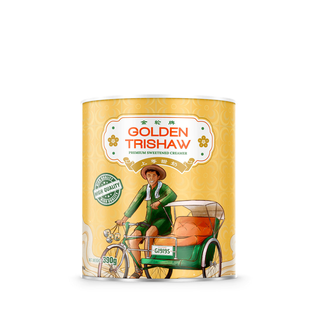 Golden Trishaw Sweetened Milk Creamer 390G - Killiney Singapore