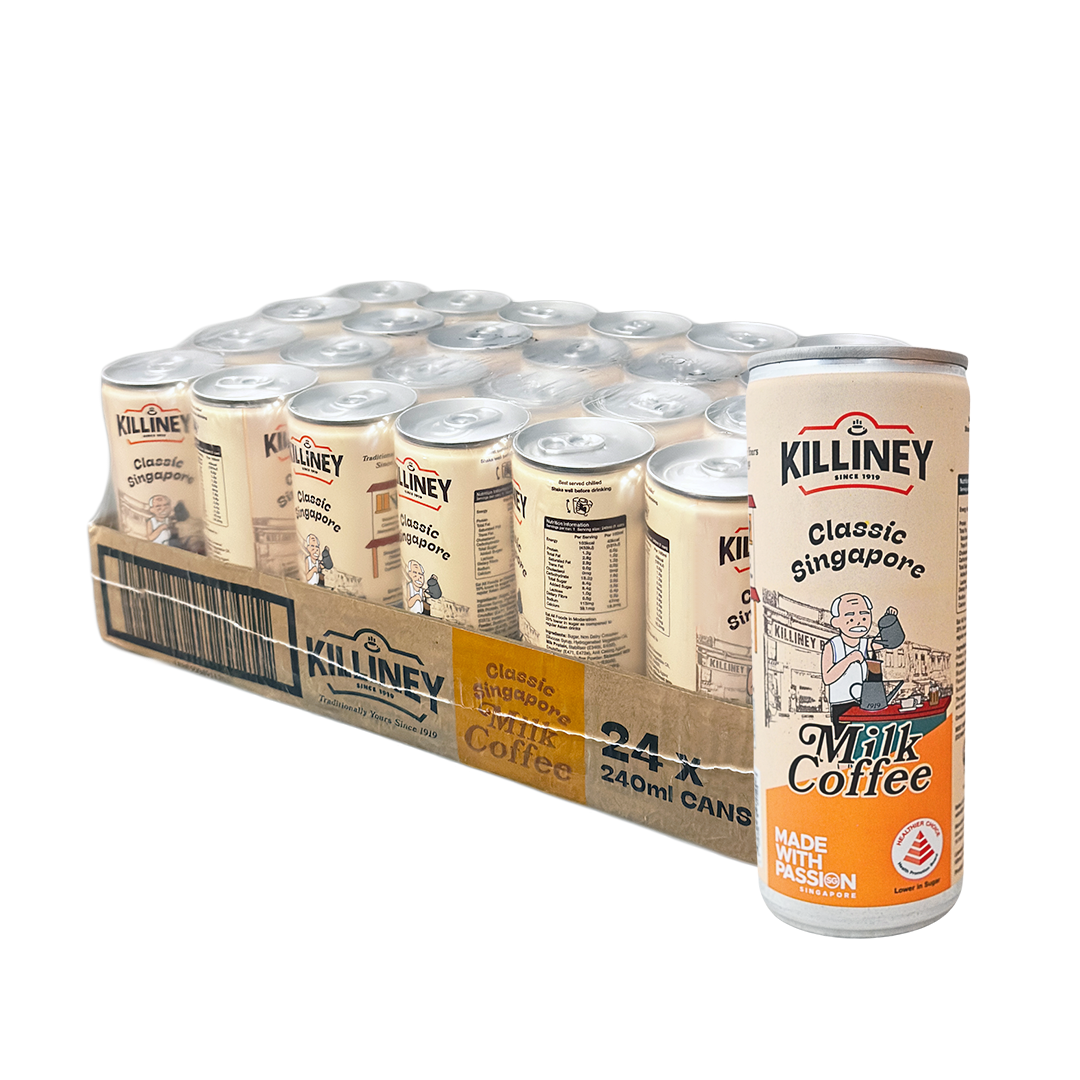Carton of 24 Cans] Killiney Classic Singapore Milk Coffee