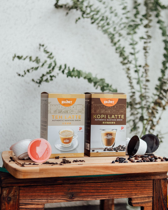 Killiney Kopi & Teh Latte Duo Bundle (Capsule Pods) - Killiney Singapore