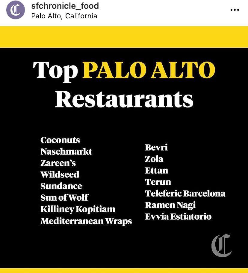 Killiney Kopitiam in USA Palo Alto listed as one of the Top Palo Alto Restaurants