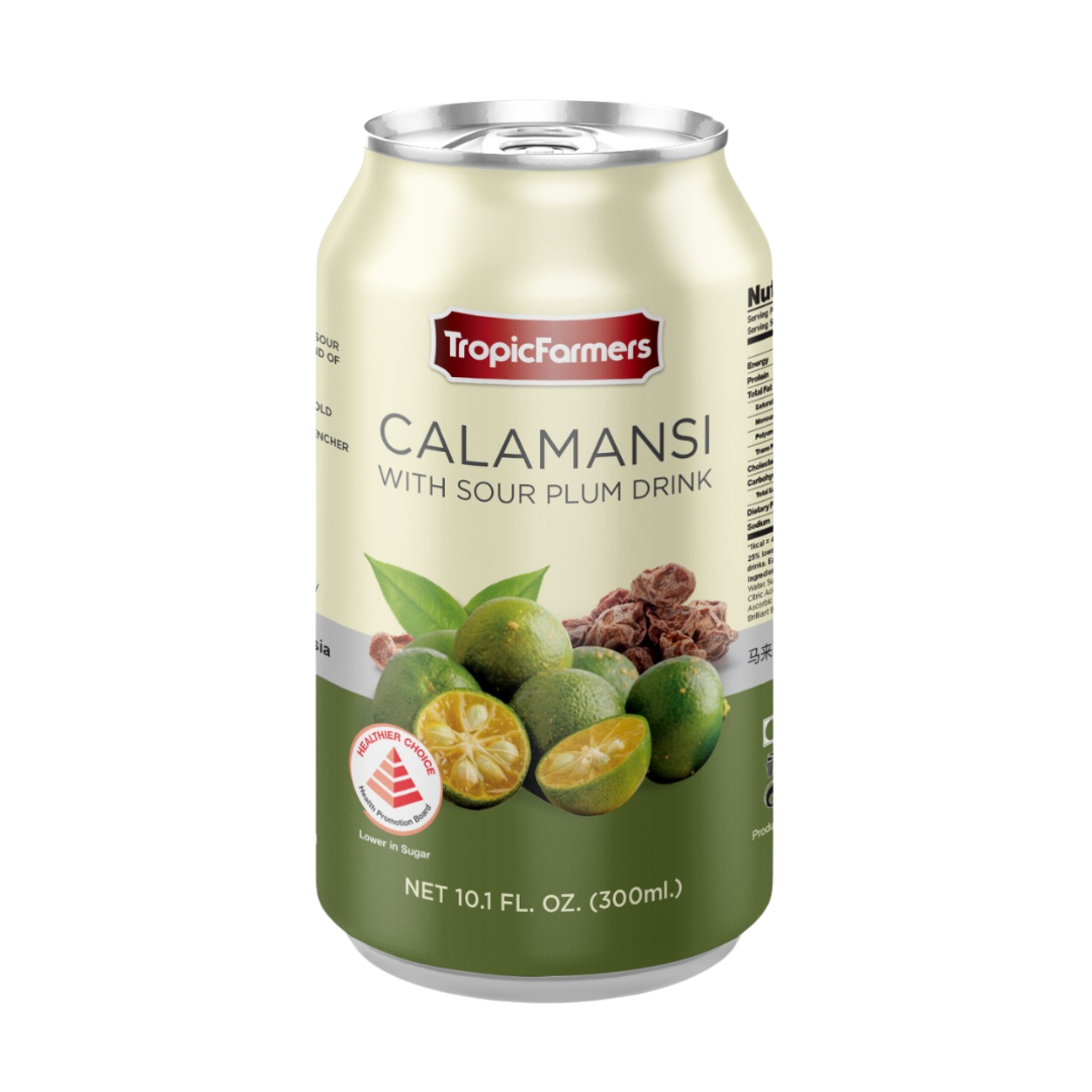 [Carton of 24 Cans] TropicFarmers - Calamansi With Sour Plum 300ml - Killiney Singapore