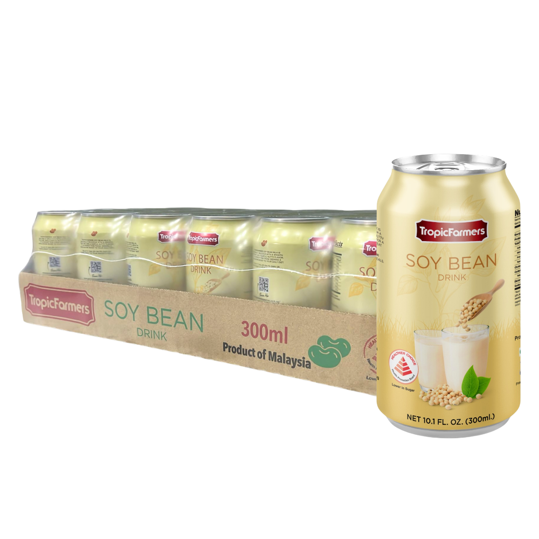 [Carton of 24 Cans] TropicFarmers - Soy Bean 300ml - Killiney Singapore