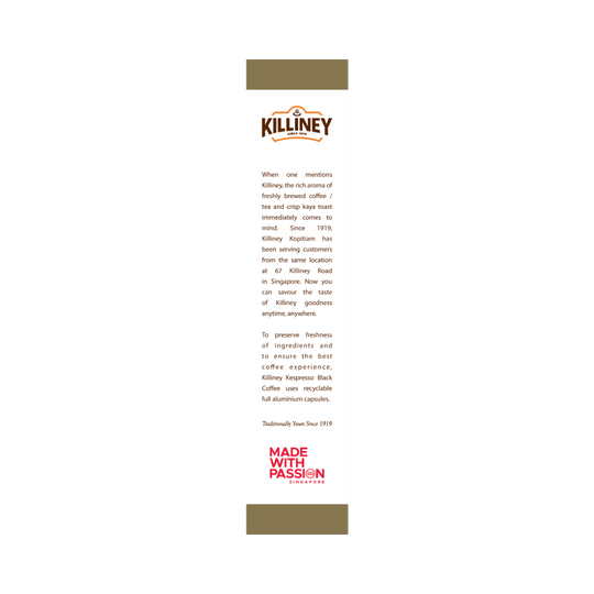 Killiney Kespresso Black Coffee (Capsule Pods)