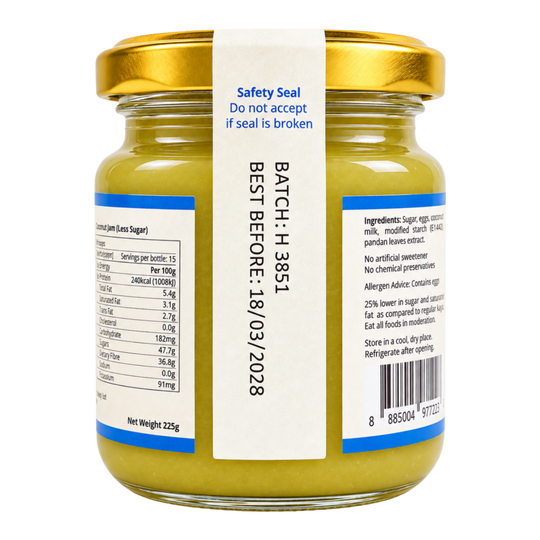 Killiney Singapore Kaya Coconut Jam (Less Sugar) 225g