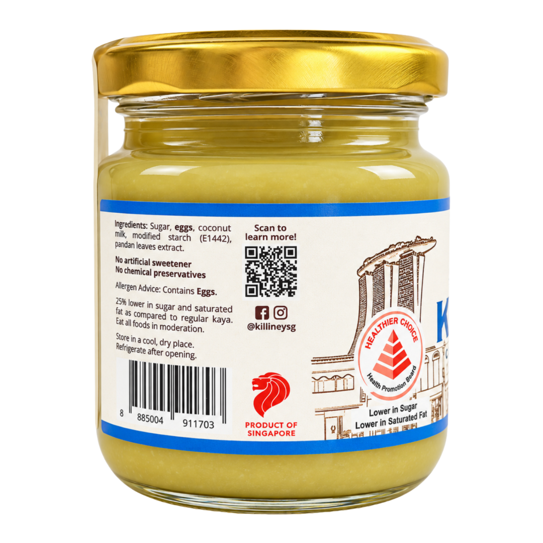 Killiney Singapore Kaya Coconut Jam (Less Sugar) 225g