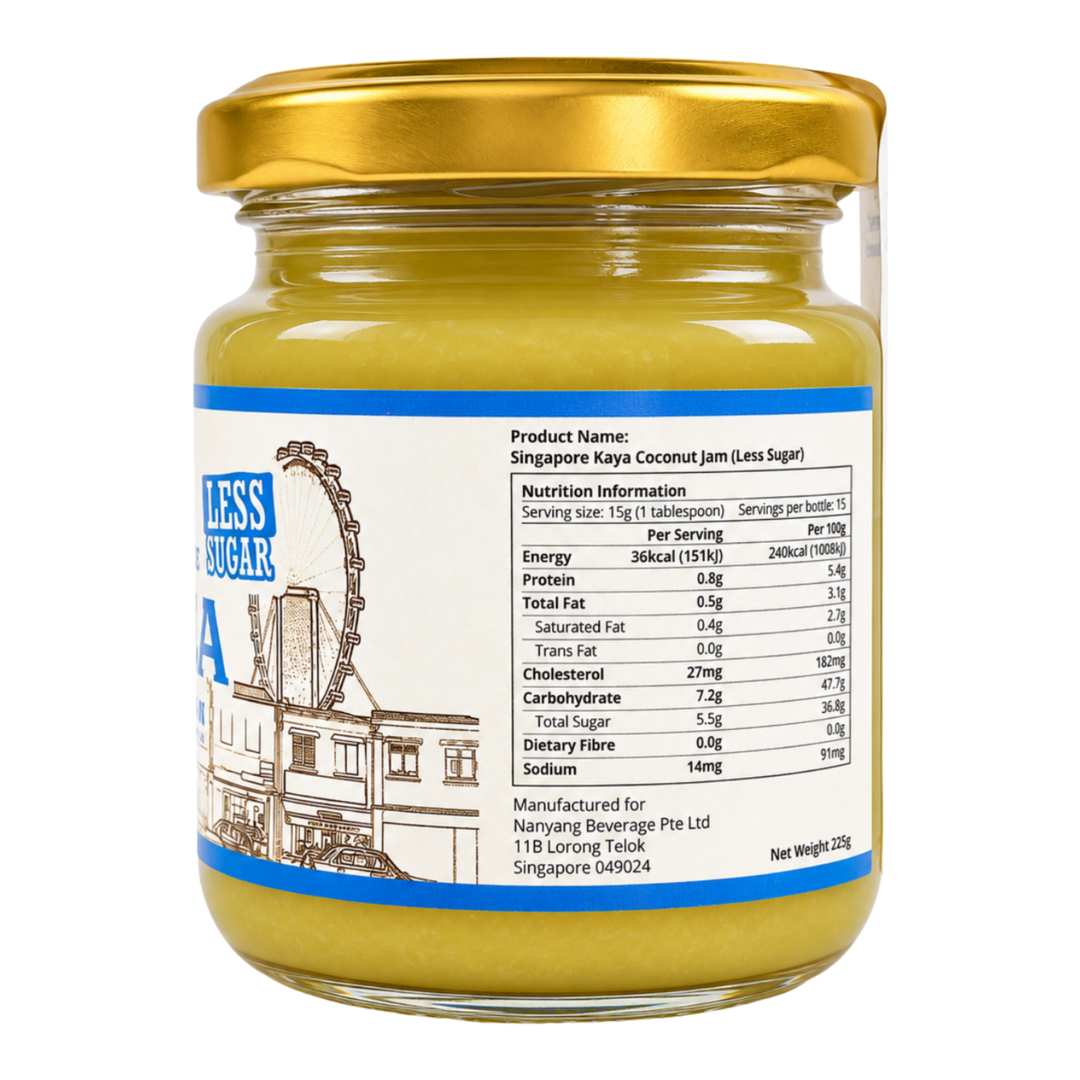 Killiney Singapore Kaya Coconut Jam (Less Sugar) 225g