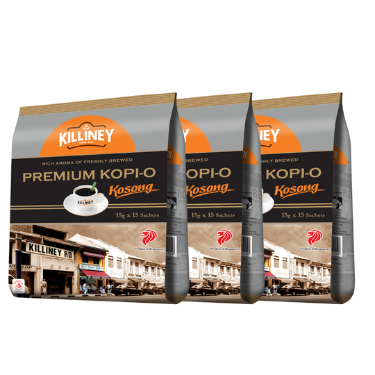 Killiney Premium Kopi-O Kosong Trio Bundle