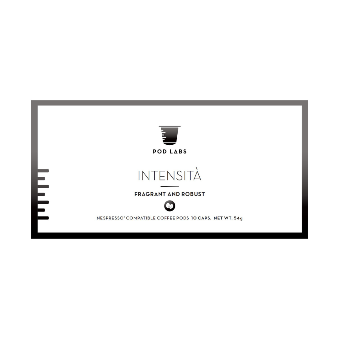Pod Labs Nespresso Compatible Intensità  (10 Capsules) - Killiney Singapore