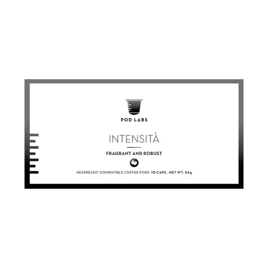 Pod Labs Nespresso Compatible Intensità  (10 Capsules) - Killiney Singapore
