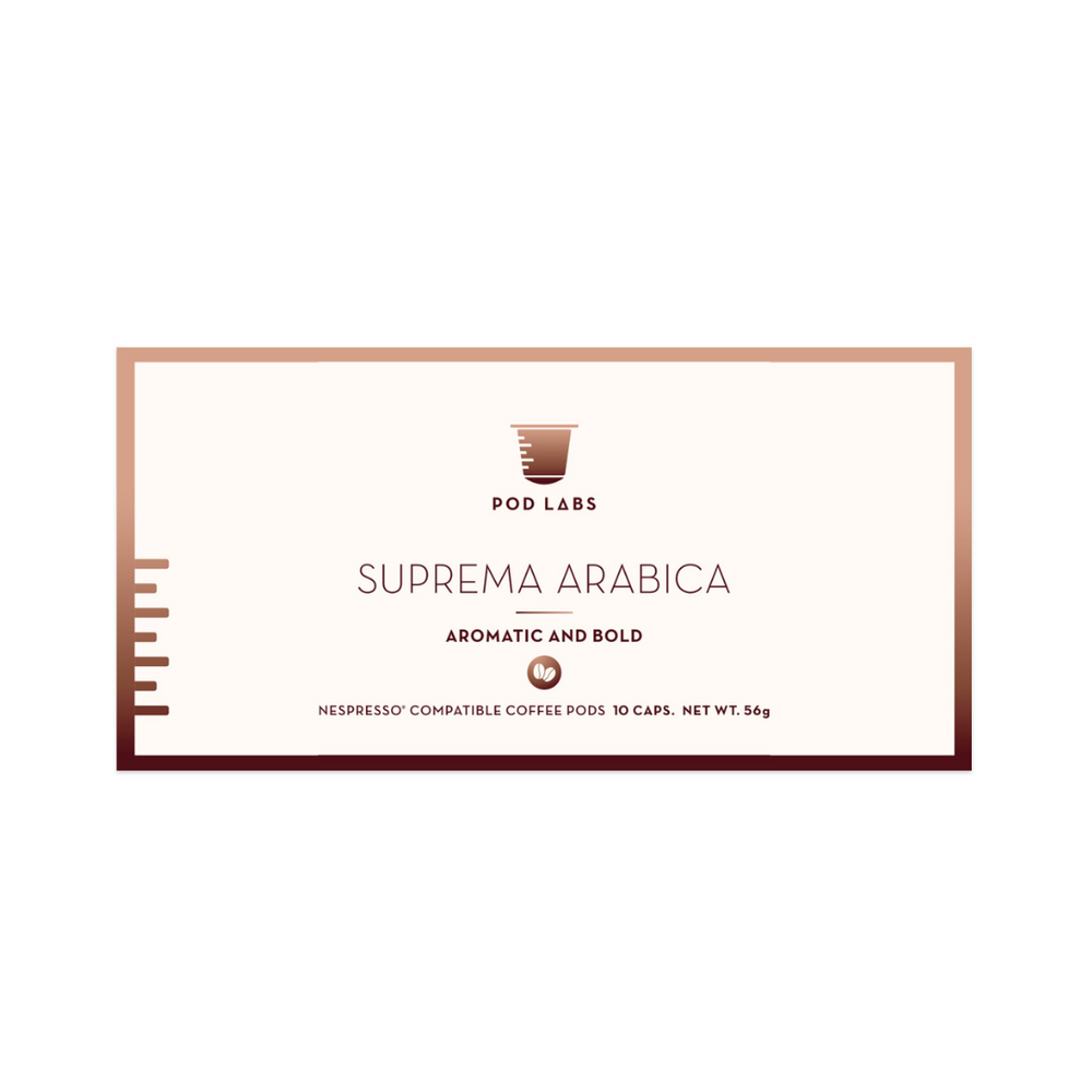 Pod Labs Nespresso Compatible Suprema Arabica (10 Capsules) - Killiney Singapore