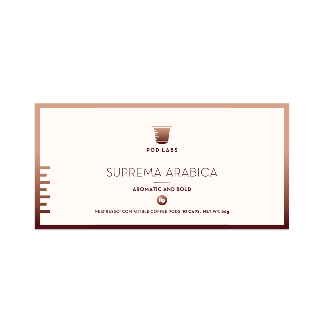 Pod Labs Nespresso Compatible Suprema Arabica (10 Capsules) - Killiney Singapore