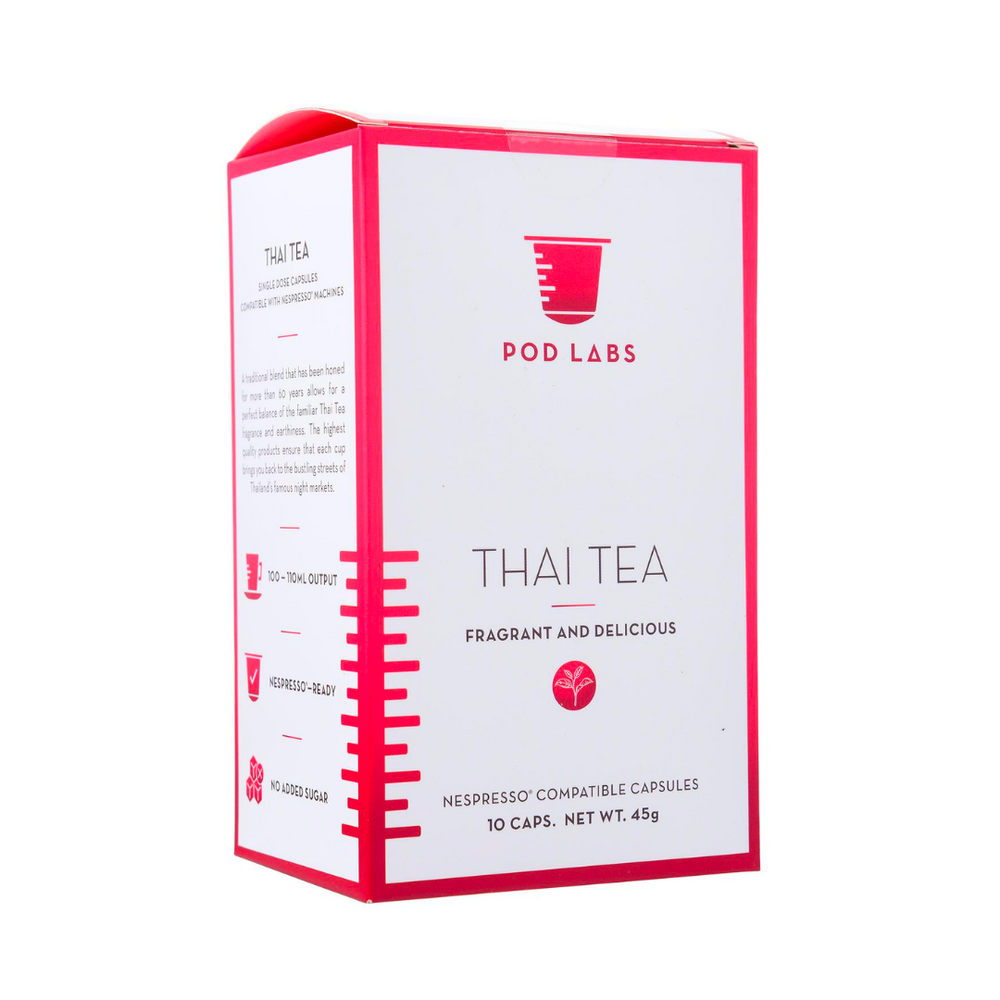 Pod Labs Nespresso Compatible Thai Tea (10 Capsules) EXP:04OCT2025 - Killiney Singapore