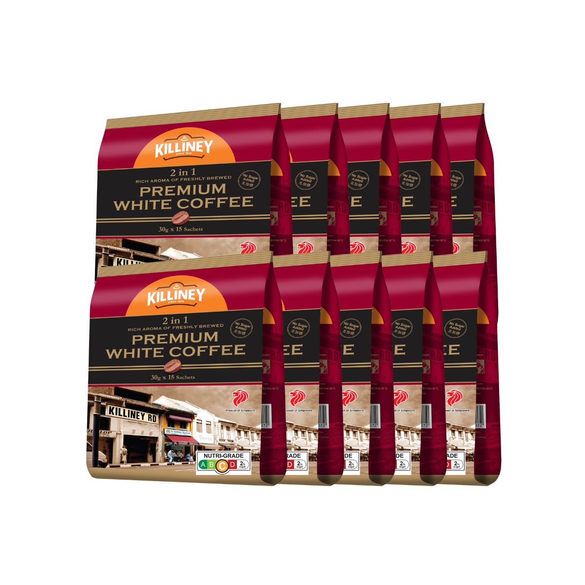 [Bundle of 10 Special] Killiney 2-in-1 Premium White Coffee - Killiney Singapore