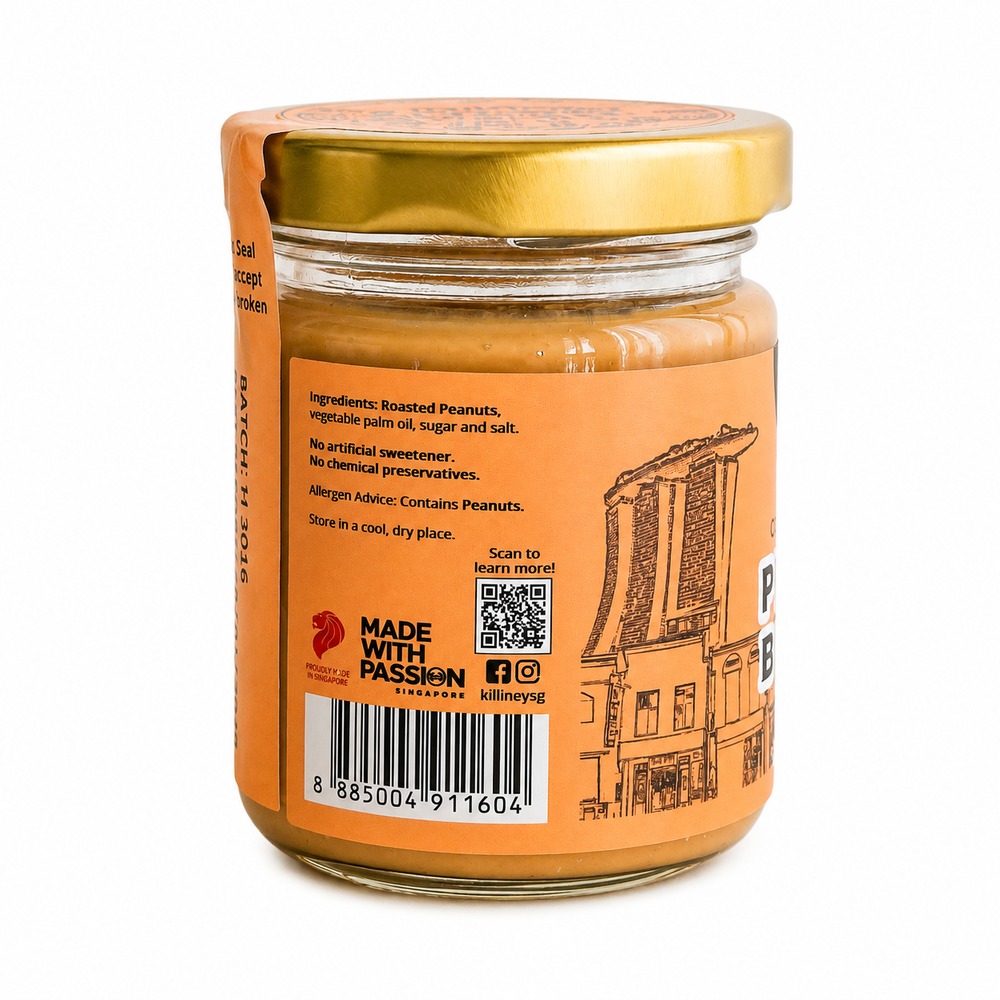 Killiney Classic Singapore Peanut Butter 90g (Mini Jar) - Killiney Singapore