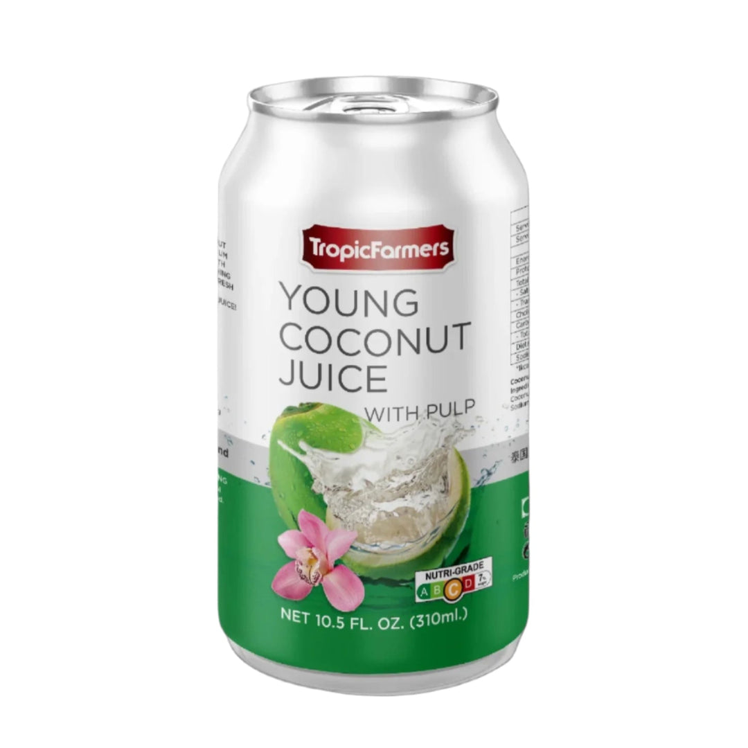 Tropic Farmers - Young Coconut Juice With Pulp 310ml - Killiney Singapore