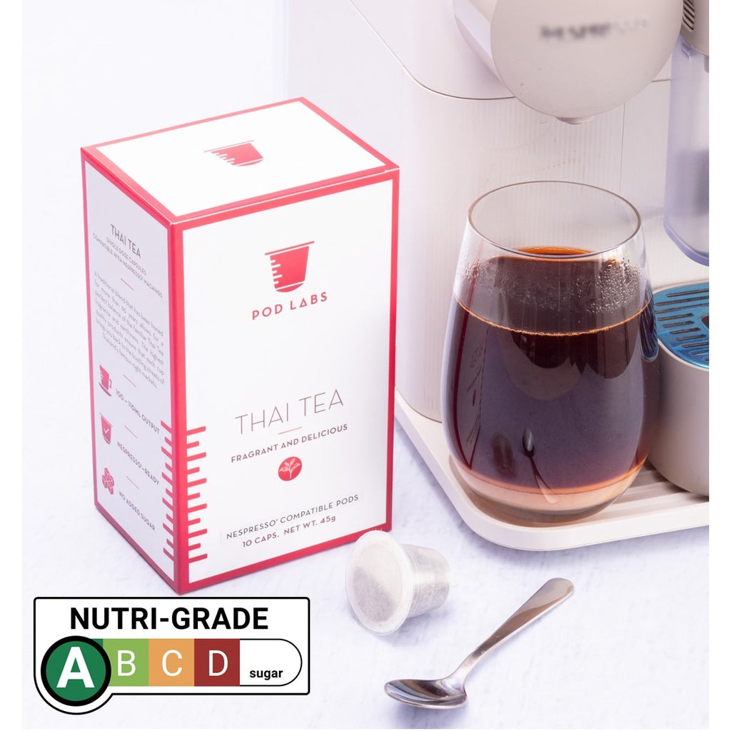 Pod Labs Nespresso Compatible Thai Tea (10 Capsules) EXP:04OCT2025 - Killiney Singapore