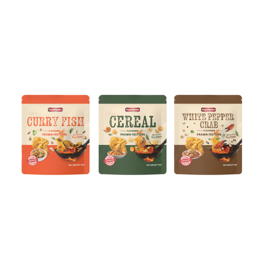 TropicFarmers Prawn Fritters Assortment Mix