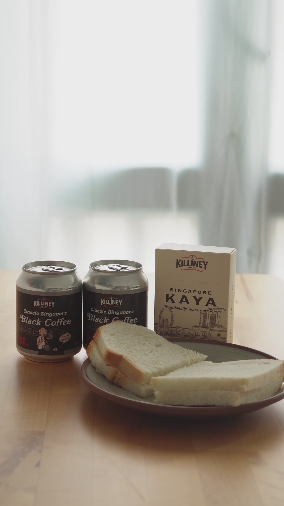 Nanyang Breakfast On-The-Go Bundle (Kaya Sachet Box & Canned Black Coffee)