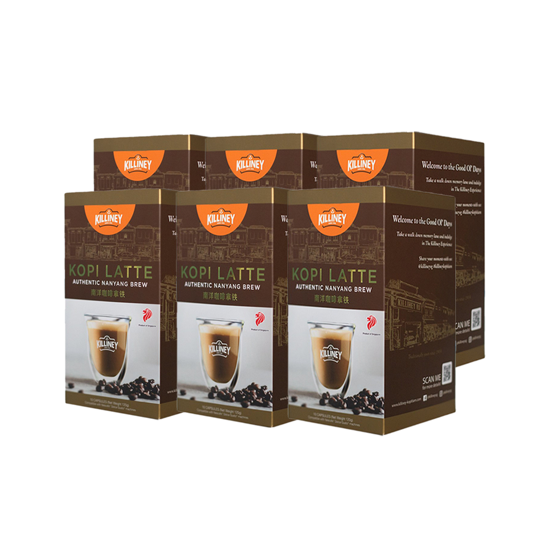 Killiney Kopi Latte Family Bundle (Coffee Capsules) - Killiney Singapore