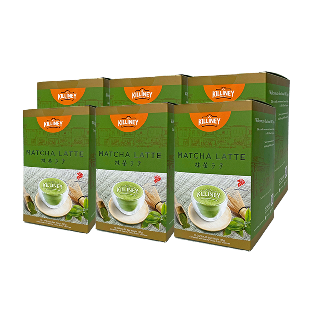 Killiney Matcha Latte Family Bundle (Dolce Gusto Compatible Capsule Pods) - Killiney Singapore